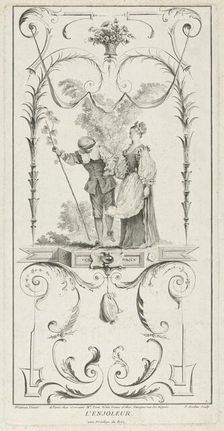 The Coaxer, Arabesque. Creator: Pierre Alexandre Aveline (French, 1710-1760)