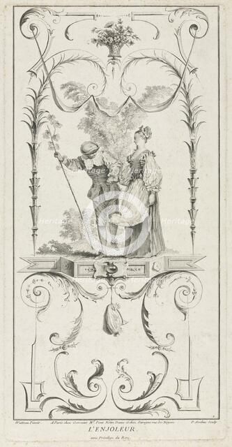 The Coaxer, Arabesque. Creator: Pierre Alexandre Aveline (French, 1710-1760).