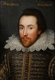 The Cobbe portrait of William Shakespeare (1564-1616), c1610. Creator: Anonymous