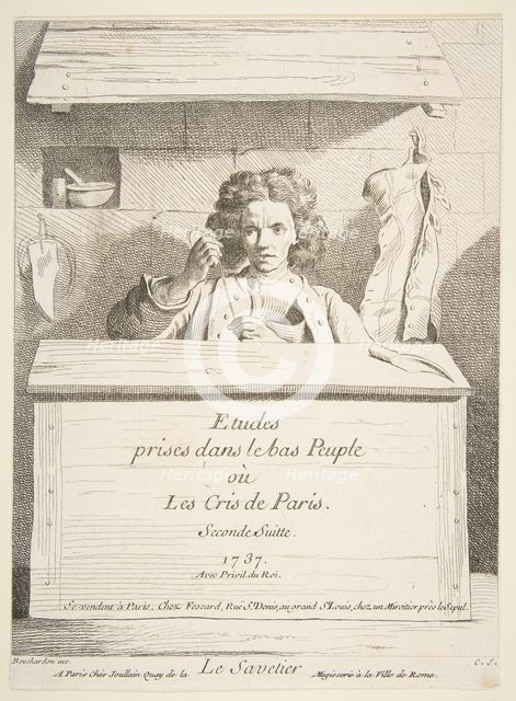 The Cobbler, 1737. Creator: Caylus, Anne-Claude-Philippe de.