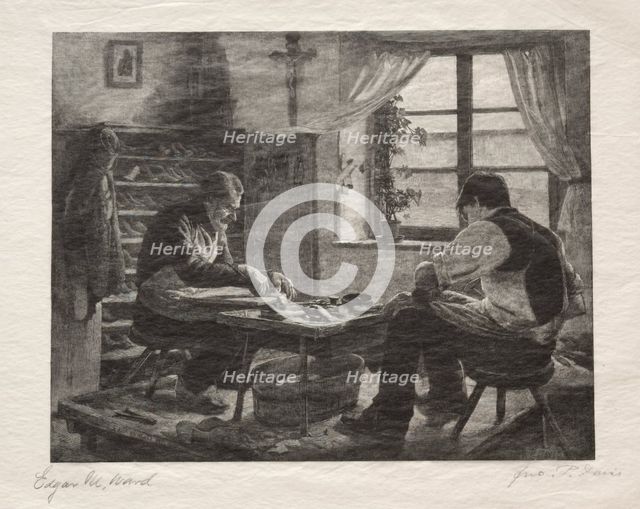 The Cobblers, 1887. Creator: John Parker Davis (American, 1832-1910).
