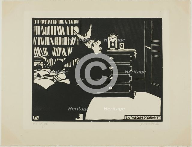 The Cogent Reason, plate four from Intimacies, 1898. Creator: Félix Vallotton.