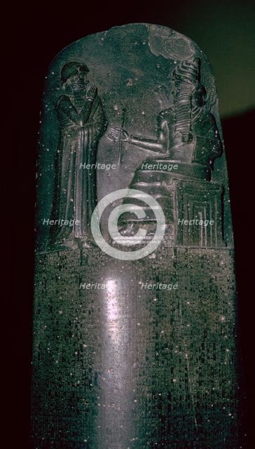 The Code of Hammurabi, 1792-1750 BC, 282 laws. Artist: Unknown