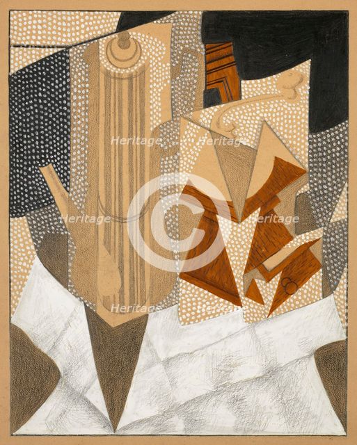 The coffee grinder, 1916. Creator: Gris, Juan (1887-1927).