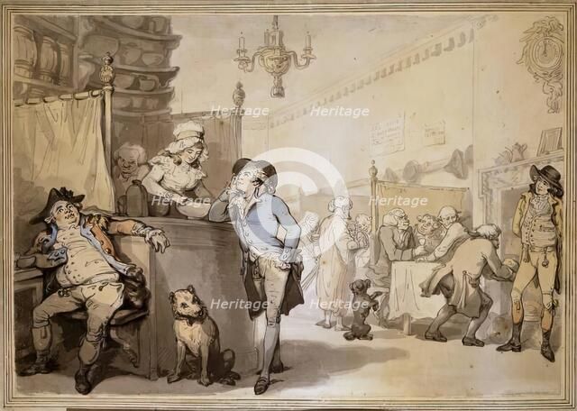 The Coffee House, c1790. Creator: Thomas Rowlandson.