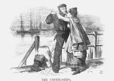 The Coffin-Ships 1873. Creator: Joseph Swain