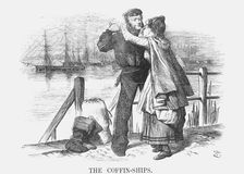The Coffin-Ships 1873. Creator: Joseph Swain