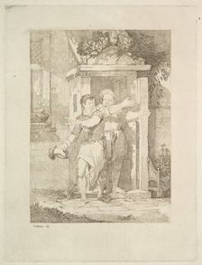 The Coke and Perkin (The Cook's Tale, Chaucer's Canterbury Tales), late 18th century. Creator: Francis Chesham