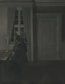 The Coin Collector, 1904. Creator: Vilhelm Hammershoi