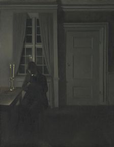 The Coin Collector, 1904. Creator: Vilhelm Hammershoi