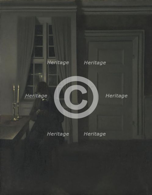 The Coin Collector, 1904. Creator: Vilhelm Hammershoi.
