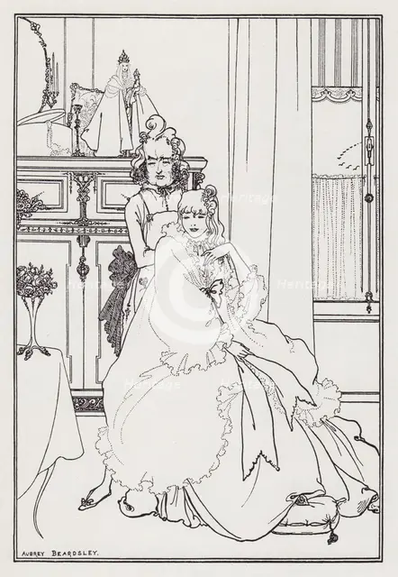 The Coiffing, from The Savoy No. 3, 1896. Creator: Aubrey Beardsley.