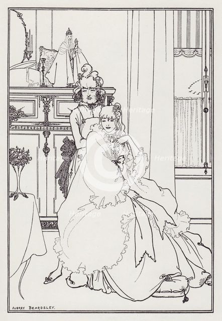 The Coiffing, from The Savoy No. 3, 1896. Creator: Aubrey Beardsley.