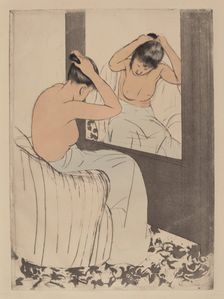 The Coiffure, 1890-1891. Creator: Mary Cassatt