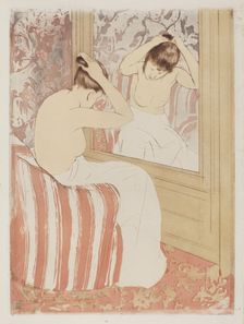 The Coiffure, 1890-1891. Creator: Mary Cassatt