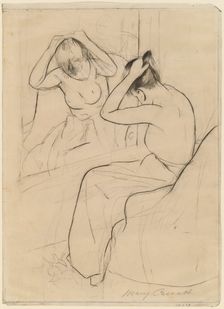 The Coiffure, 1891. Creator: Mary Cassatt