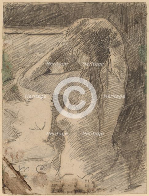 The Coiffure, c. 1891. Creator: Mary Cassatt.