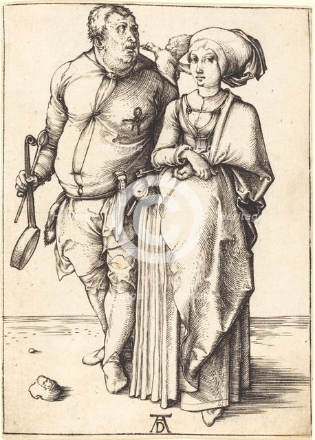 The Cook and His Wife, c. 1496/1497. Creator: Albrecht Durer.