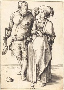 The Cook and His Wife, c. 1496/1497. Creator: Albrecht Durer