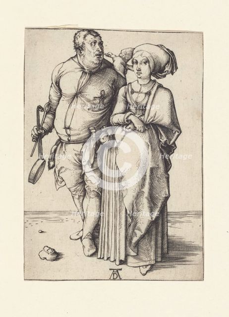 The cook and his wife, c.1496. Creator: Dürer, Albrecht (1471-1528).