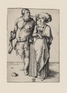 The cook and his wife, c.1496. Creator: Dürer, Albrecht (1471-1528)