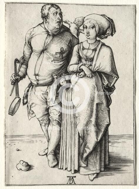 The Cook and His Wife, probably 1497. Creator: Albrecht Dürer (German, 1471-1528).