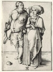 The Cook and His Wife, probably 1497. Creator: Albrecht Dürer (German, 1471-1528)