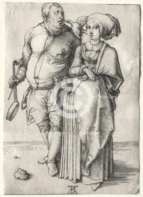 The Cook and His Wife, probably 1497. Creator: Albrecht Dürer (German, 1471-1528).