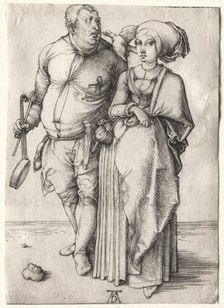 The Cook and His Wife, probably 1497. Creator: Albrecht Dürer (German, 1471-1528)