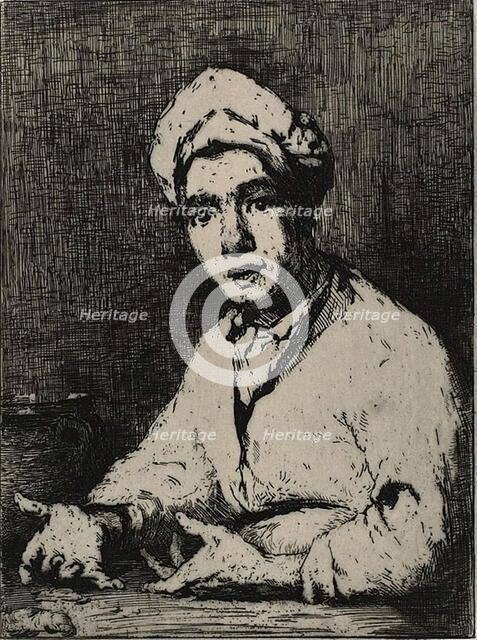 The Cook's Recipe, 1878. Creator: Theodule Ribot.