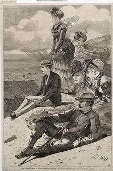 The Coolest Spot in New England - Summit of Mount Washington, 1870. Creator: Winslow Homer (American, 1836-1910)