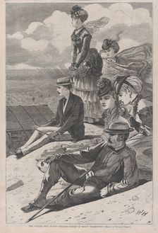The Coolest Spot in New England - Summit of Mount Washington, (Harper's Baza..., July 23, 1870. Creator: Unknown