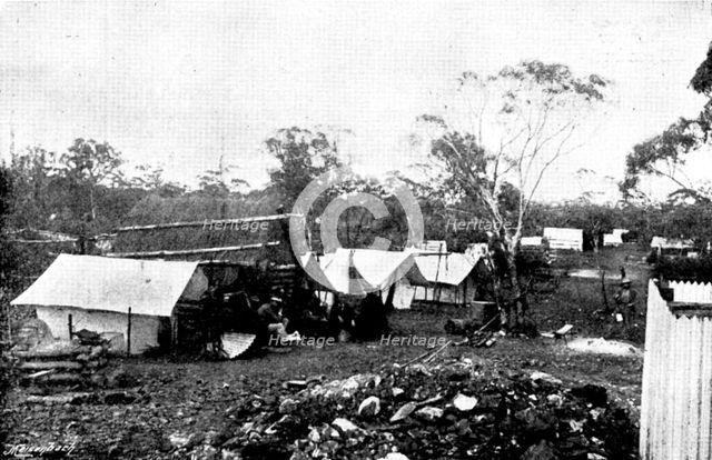 The Coolgardie Goldfields: general view of a mine, 1895. Creator: Unknown.