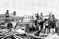 The Coolgardie Goldfields: mills and condenser, 1895. Creator: George Meisenbach