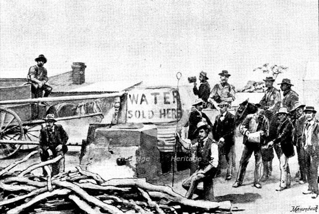 The Coolgardie Goldfields: mills and condenser, 1895. Creator: George Meisenbach.
