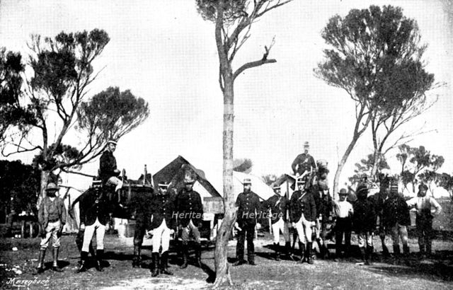 The Coolgardie Goldfields: police camp, 1895. Creator: Unknown.