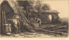 The Cooper (Le tonnelier). Creator: Alphonse Legros