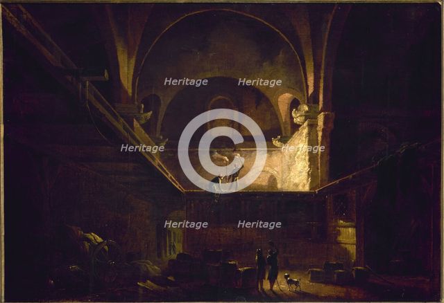 The cooper of Palais des Thermes de Julien, around 1800, c1800. Creator: Francesco Fidanza.