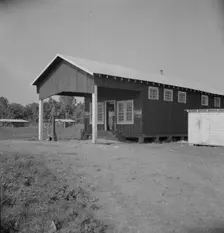 The cooperative store at the Delta cooperative farm near Clarksdale, Mississippi, 1937. Creator: Dorothea Lange