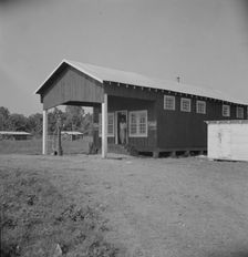 The cooperative store at the Delta cooperative farm near Clarksdale, Mississippi, 1937. Creator: Dorothea Lange