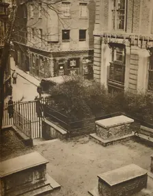 The Coopers Arms from the Churchyard of St. Olave's, Silver Street c1935. Creator: Unknown