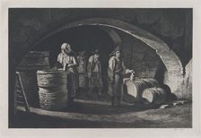 The Coopers, late 19th century reproduction of 1790 original. Creator: Jean-Jacques de Boissieu