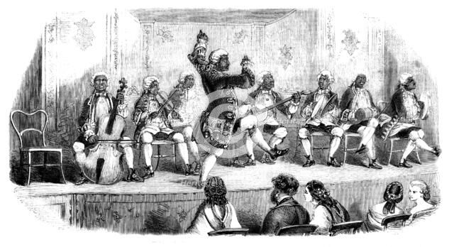 The Coloured Opera Troupe at the Oxford Street Gallery, 1858. Creator: Unknown.