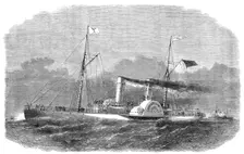 The Colonel Lamb blockade-runner, built at Liverpool, 1864. Creator: Smyth