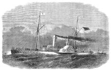 The Colonel Lamb blockade-runner, built at Liverpool, 1864. Creator: Smyth
