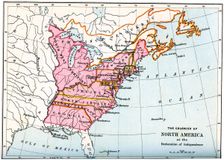 The colonies of North America at the declaration of independence, 1776 (1894)