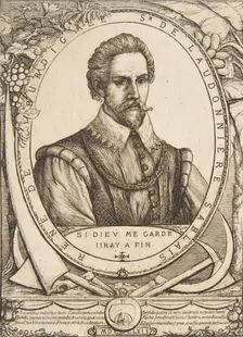 The Colonist René de Laudonnière Sablais, after van de Passe, 1861. Creator: Charles Meryon