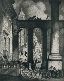 The Colonnade 1914, (1922). Creator: William Strang