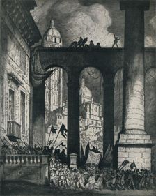 The Colonnade 1914, (1922). Creator: William Strang