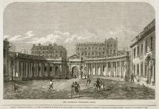 The Colonnade, Burlington House, 1866. Creator: Unknown
